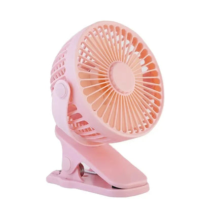 Creative Mini Clip Fan Mute Portable Desktop Home Dorm Stroller For USB High Wind Three Speed Blower Student Desktop